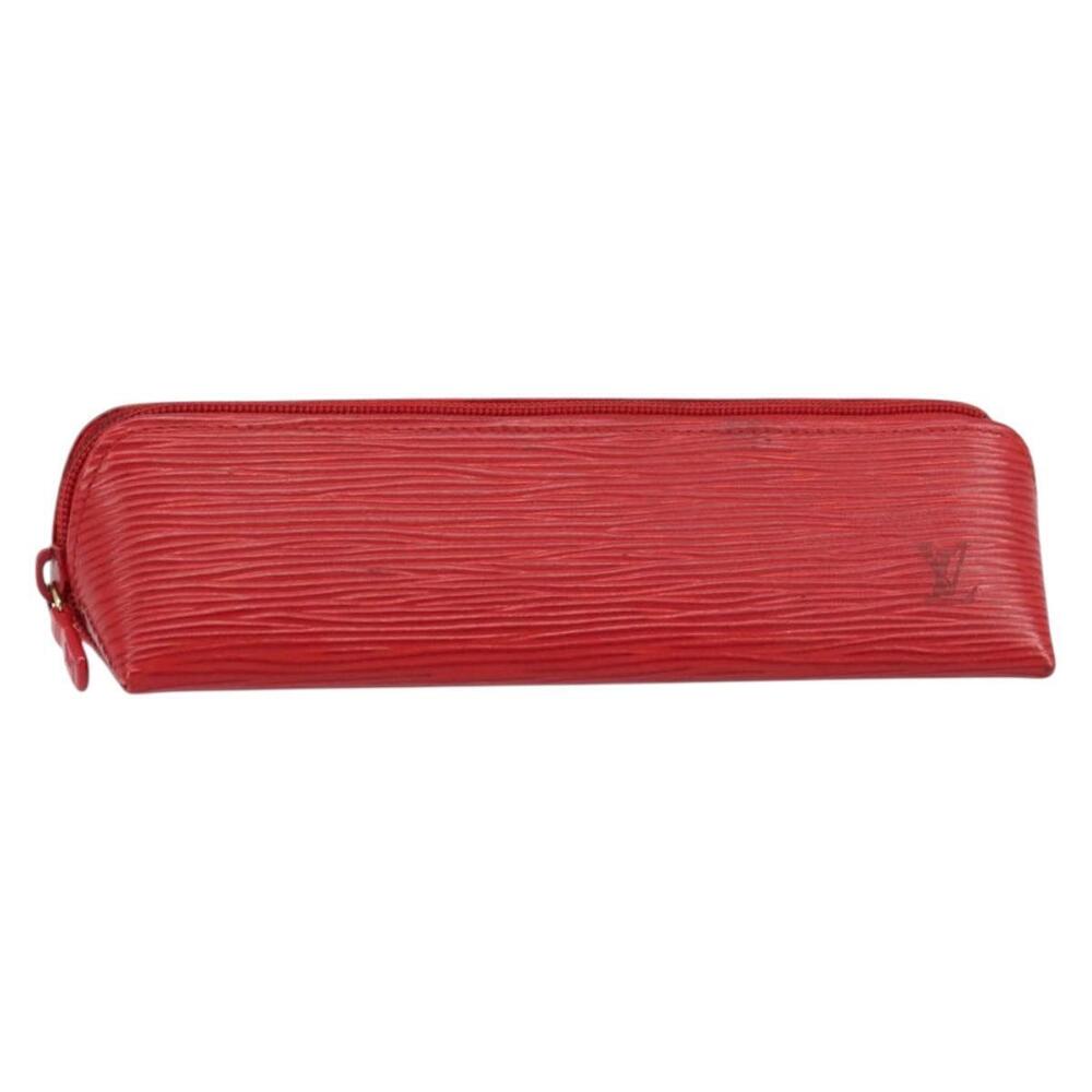 LOUIS VUITTON Epi Trousse Crayons Pen Case Red M56547 LV Auth am10091